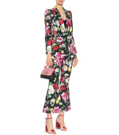 Shop Dolce & Gabbana Floral-print Blazer