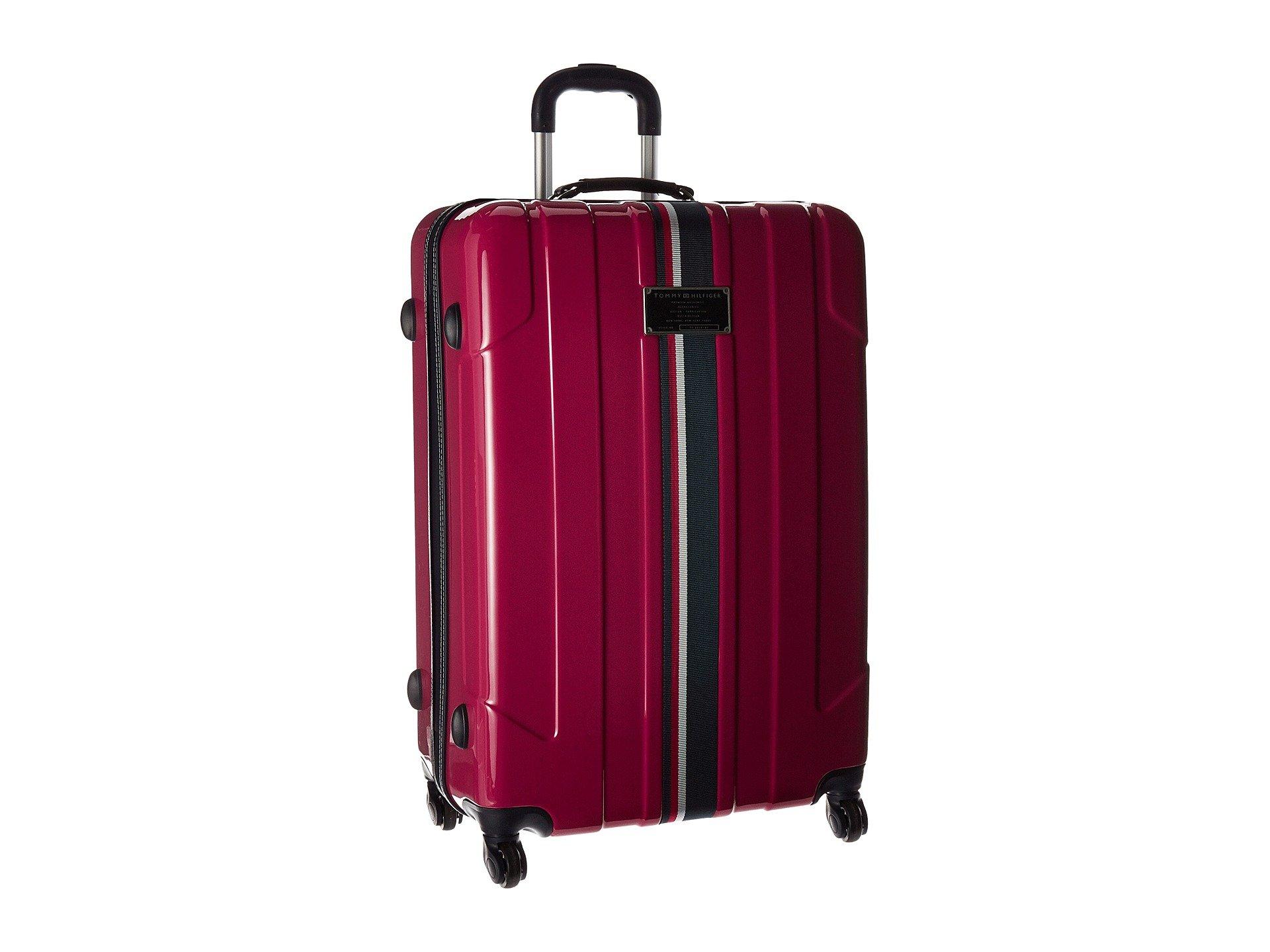 tommy hilfiger pink suitcase