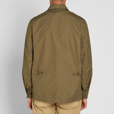 Shop Arpenteur Mayenne Work Jacket In Green