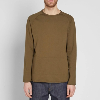 Shop Arpenteur Long Sleeve Zef Tee In Green