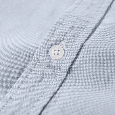 Stussy Short Sleeve Frank Oxford Shirt In Blue | ModeSens