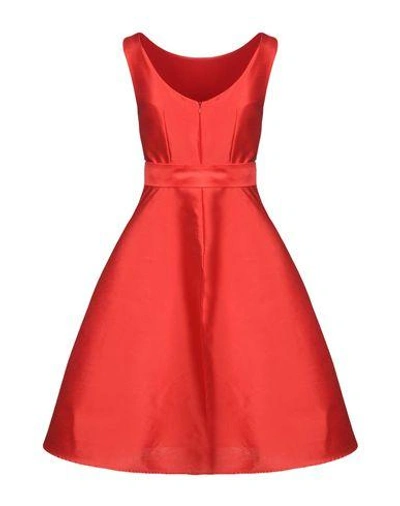 Shop P.a.r.o.s.h Knee-length Dresses In Red