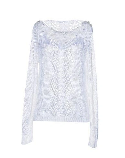 Shop Ermanno Scervino Sweater In White
