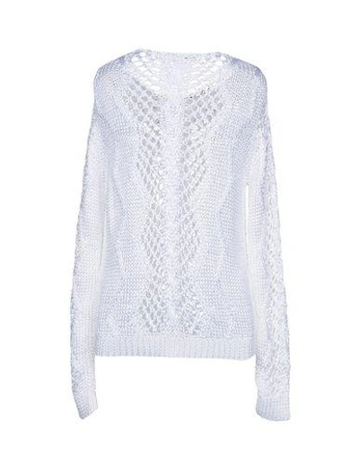 Shop Ermanno Scervino Sweater In White