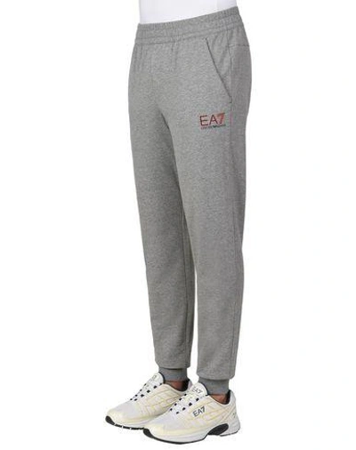 Shop Ea7 Casual Pants In Grey