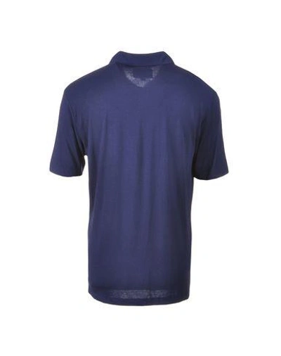 Shop Armani Collezioni Polo Shirt In Blue