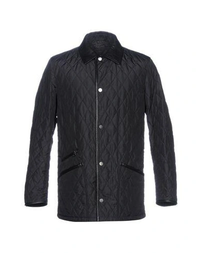 Shop Ferragamo Jackets In Black