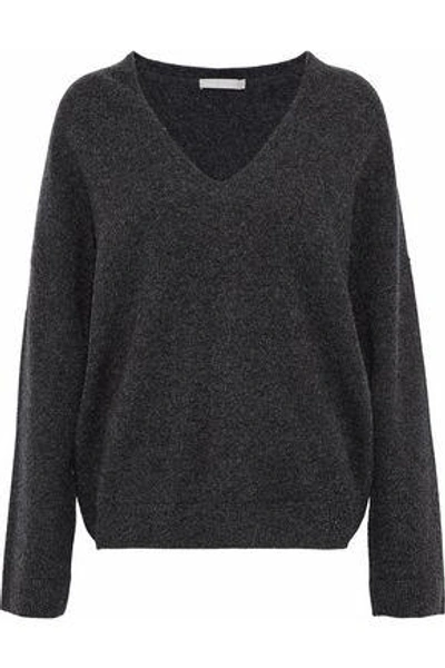 Shop Vince Woman Cashmere Sweater Charcoal