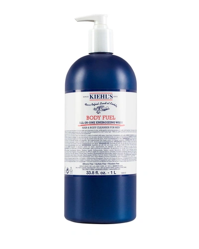 Shop Kiehl's Since 1851 Body Fuel All-in-one Energizing Wash For Hair And Body, 33.8 Oz.