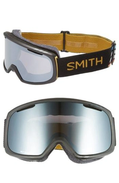 Shop Smith Riot Chromapop Snow/ski Goggles - Black Firebird/ Mirror