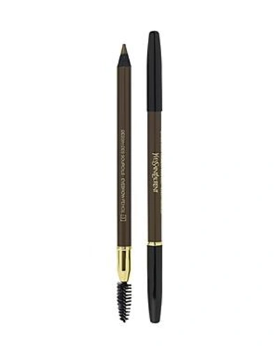Shop Saint Laurent Dessin Des Sourcils Eyebrow Pencil In 2 Dark Brown