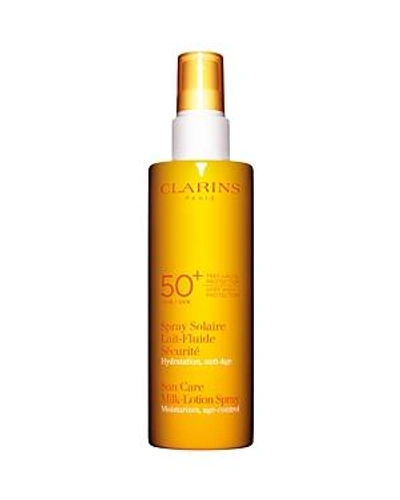 Shop Clarins Sun Care Milk-lotion Spray Spf 50+