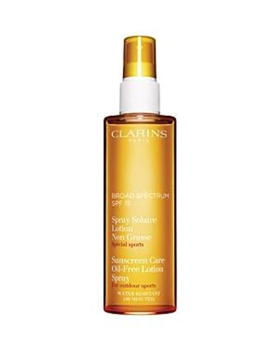 Shop Clarins Sunscreen Care Oil-free Lotion Spray Spf 15