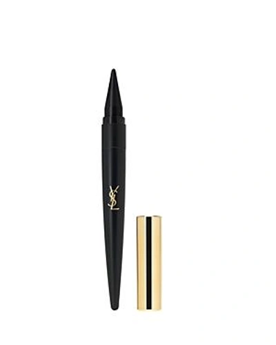 Shop Saint Laurent Couture Kajal Pencil In Noir Ardent