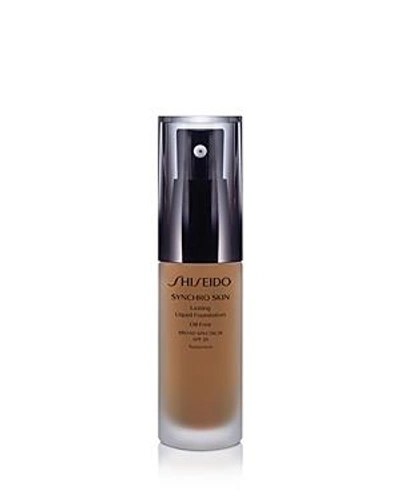 Shop Shiseido Synchro Skin Lasting Liquid Foundation Broad Spectrum Spf 20 In 5 Golden