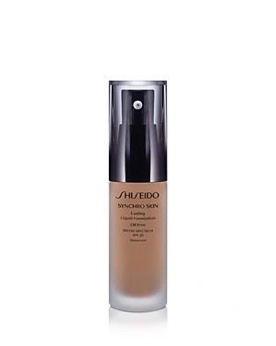 Shop Shiseido Synchro Skin Lasting Liquid Foundation Broad Spectrum Spf 20 In 4 Rose