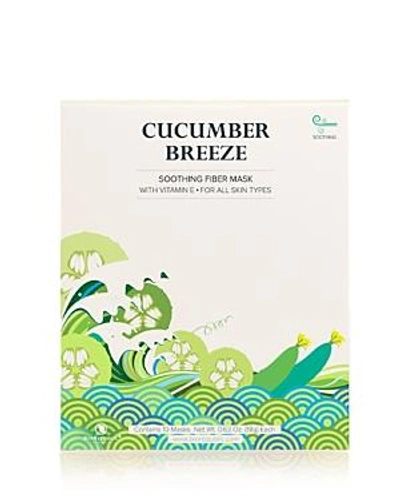 Shop Biorepublic Cucumber Breeze Soothing Fiber Sheet Mask, Box Of 10