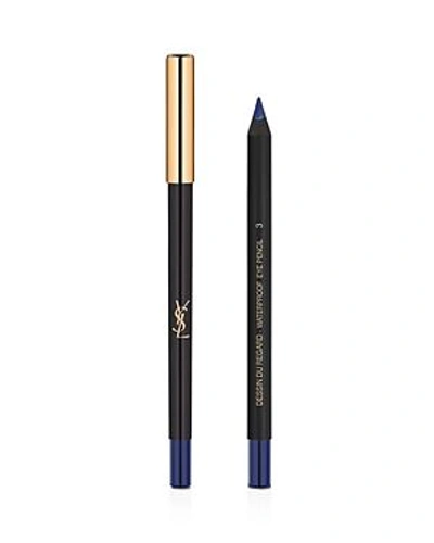 Shop Saint Laurent Dessin Du Regard Waterproof Eye Pencil In 03 Bleu Impatient