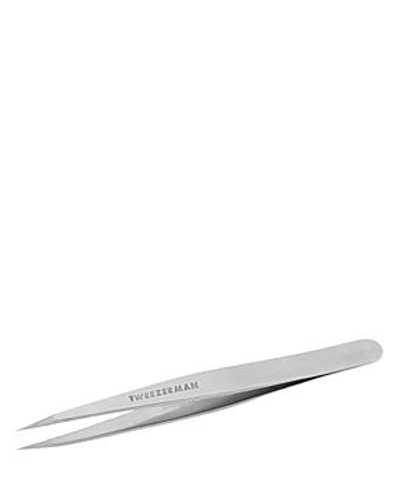 Shop Tweezerman Point Tweezer In Metal