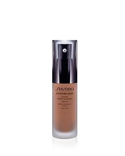 Shop Shiseido Synchro Skin Lasting Liquid Foundation Broad Spectrum Spf 20 In 5 Rose