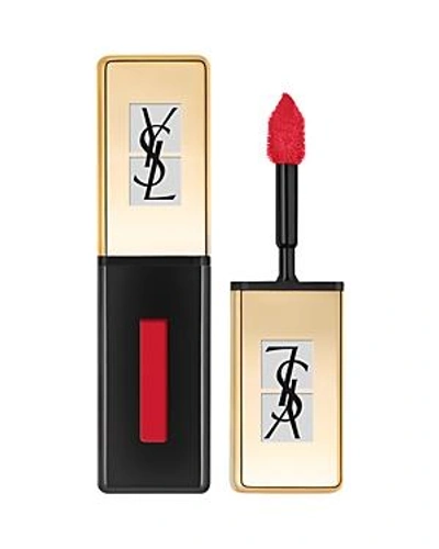 Shop Saint Laurent Vernis A Levres Glossy Stain Lip Color In 217 Red Spray