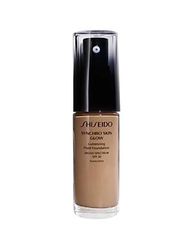 Shop Shiseido Synchro Skin Glow Luminizing Fluid Foundation Broad Spectrum Spf 20 In Neutral 5