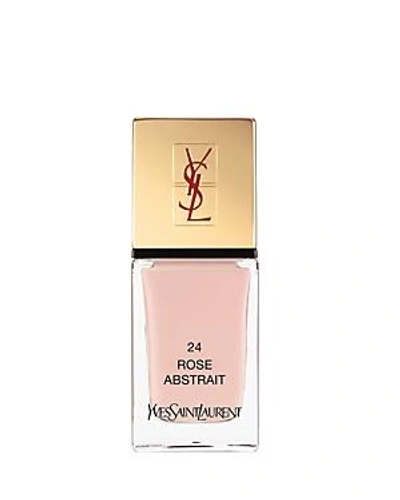 Shop Saint Laurent La Laque Couture Nail Polish In 24 Rose Abstrait