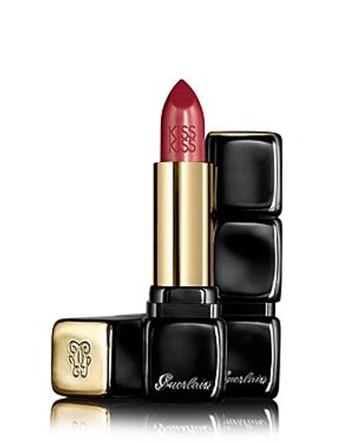 Shop Guerlain Kisskiss Shaping Cream Lip Color In 320 Red Insolence