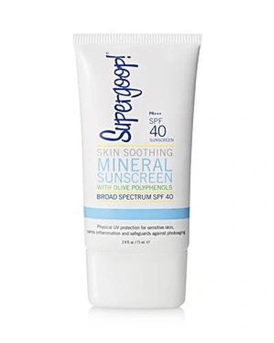 Shop Supergoop ! Skin Soothing Mineral Sunscreen With Olive Polyphenols Spf 40