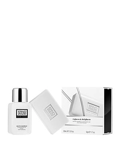 Shop Erno Laszlo Lighten & Brighten White Marble Double Cleanse Gift Set