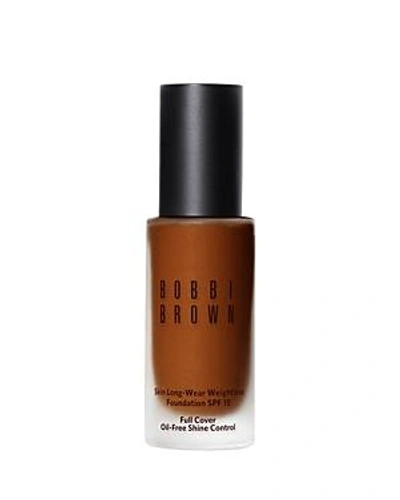 Shop Bobbi Brown Skin Long-wear Weightless Foundation Spf 15 In Cool Almond 7.25