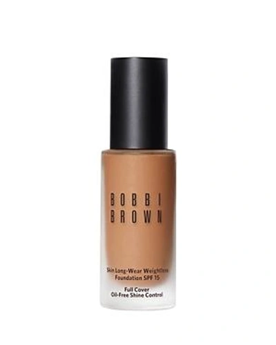 Shop Bobbi Brown Skin Long-wear Weightless Foundation Spf 15 In Golden Honey 5.75