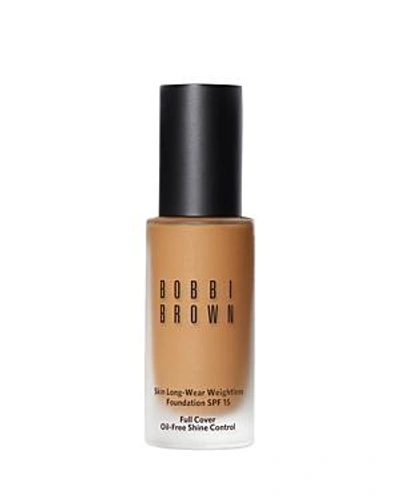 Shop Bobbi Brown Skin Long-wear Weightless Foundation Spf 15 In Golden Natural 4.75