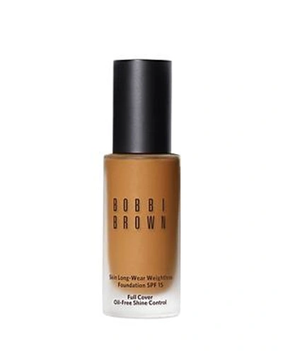 Shop Bobbi Brown Skin Long-wear Weightless Foundation Spf 15 In Warm Honey 5.5
