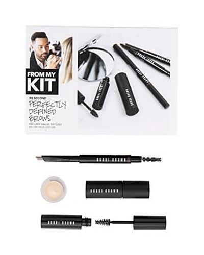 Shop Bobbi Brown 90 Second Perfectly Defined Brows Kit ($97 Value) In Saddle