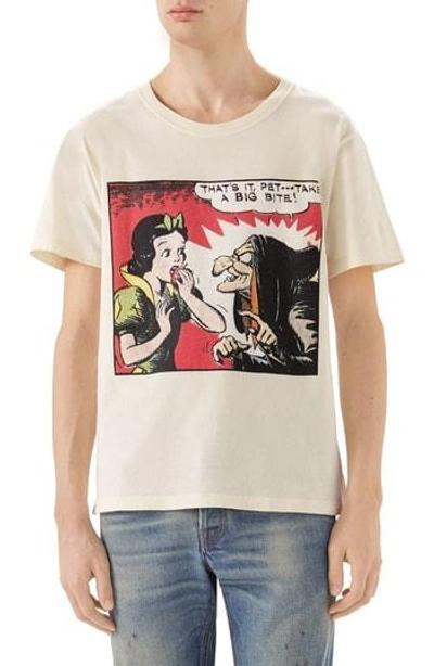 Indskrive Børnehave reform Gucci Snow White Graphic T-shirt In Sunkissed | ModeSens
