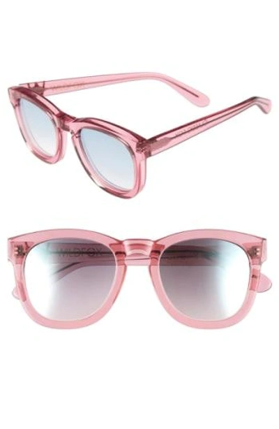 Shop Wildfox Classic Fox In Antique Leaves/ Pink Mirror