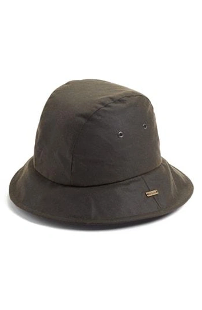 Shop Barbour Barbou Sou Wester Bucket Hat In Olive