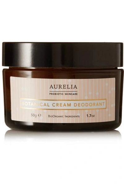 Shop Aurelia Probiotic Skincare + Net Sustain Botanical Cream Deodorant, 50g In Colorless
