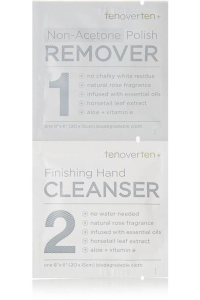 Shop Tenoverten Non-acetone Polish Remover Finishing Hand Cleanser Cloths - Colorless