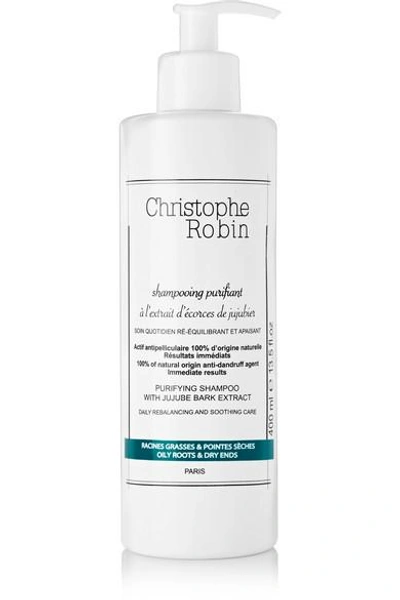 Shop Christophe Robin Purifying Shampoo With Jujube Bark Extract, 400ml - One Size In Colorless