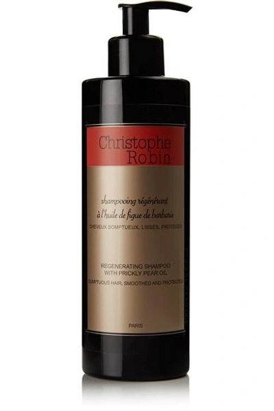 Shop Christophe Robin Regenerating Shampoo With Prickly Pear Oil, 400ml - One Size In Colorless