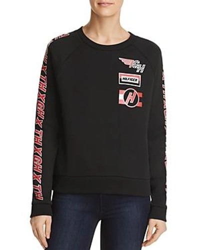Shop Tommyxgigi Team Graphic Sweatshirt In Black Beauty