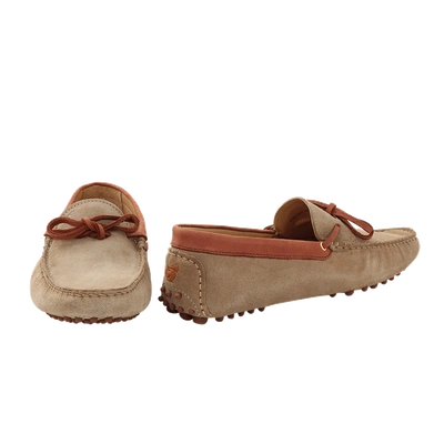 Shop Bobbies Le Tombeur Cappuccino Suede Loafer In Cappucno