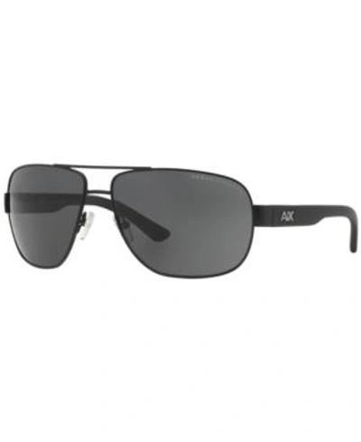 Shop Armani Exchange Sunglasses, Ax2012s In Black/grey