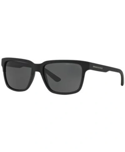 Shop Armani Exchange Ax  Sunglasses, Ax4026s In Black Matte/grey