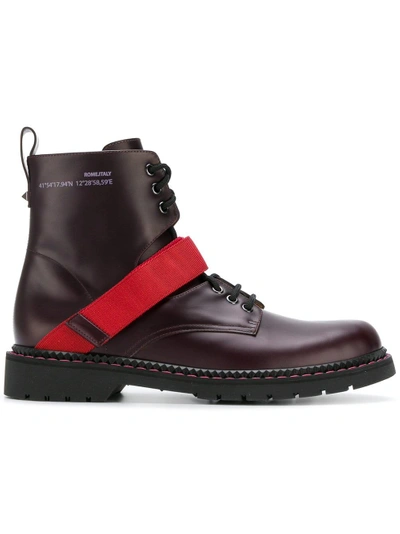 Shop Valentino Garavani Coordinates Boots - Red