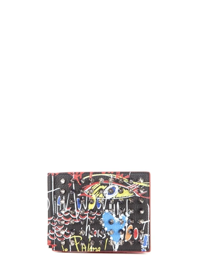 Shop Christian Louboutin Clipsos Wallet In Multicolour