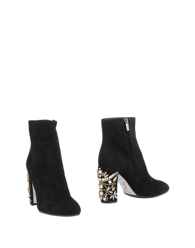 Shop René Caovilla Ankle Boot In Black