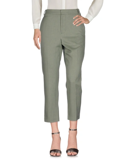 Shop Vince Casual Pants In Military Green